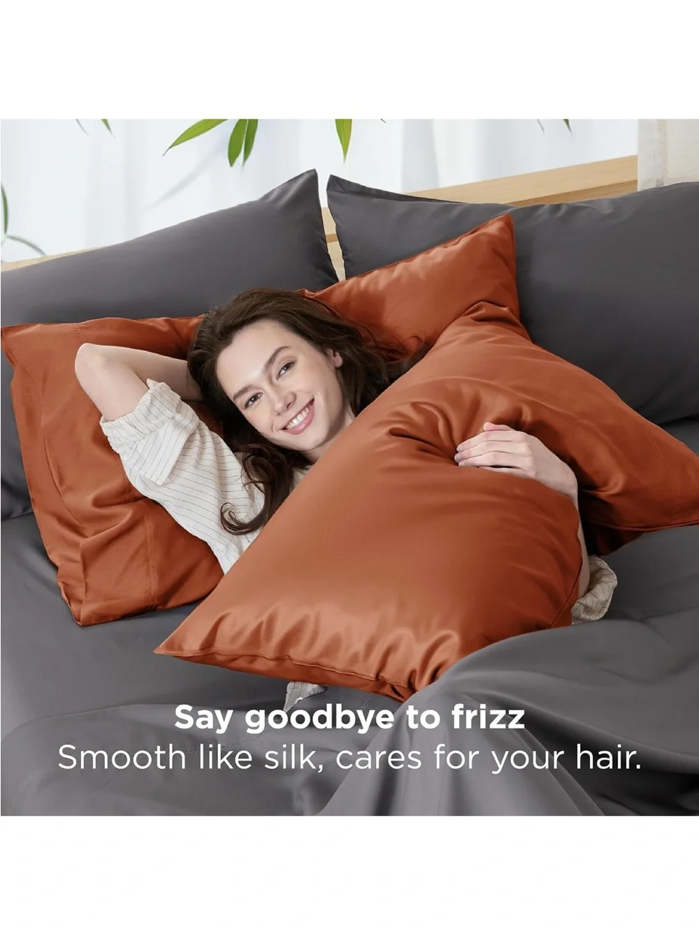 NEW Bedsure Pillow Cases Standard Size Set of 2, 100% Rayon Derived from Bamboo